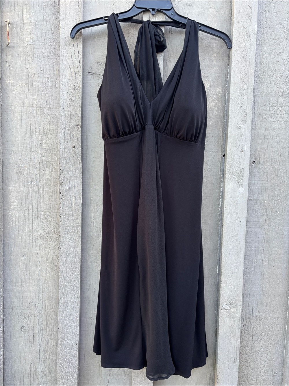 Donna Ricco Black Halter Dress Size 16W